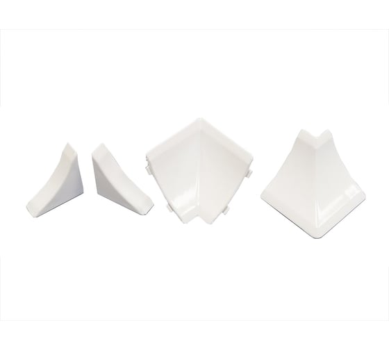 Комплект фурнитуры Thermoplast АР120-1105 DIY 2 заглушки, 1 внутренний угол, 1 внешний угол 120D.1105.SET