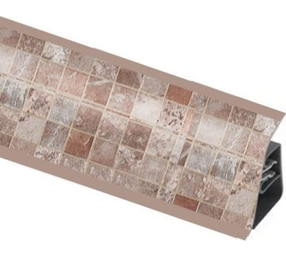 Плинтус для столешницы Thermoplast 850-1228 АР850 Модена, 37х24х4200 мм (ф-ра 1226/080) 850V.1228F4200.00.00