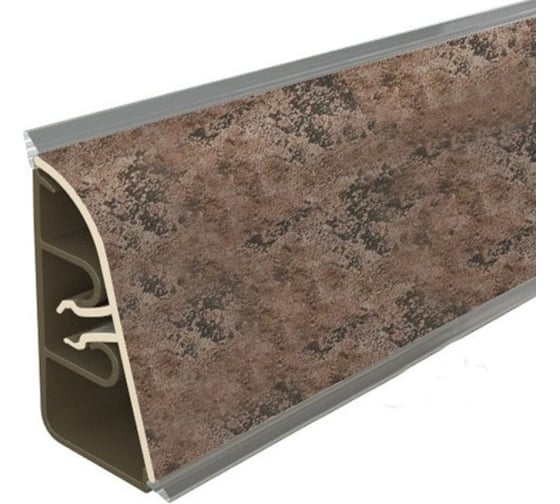 Плинтус для столешницы Thermoplast 850-1396 АР850 Харви, 37х24х4200 мм (ф-ра BL163) 850V.1396F4200.00.00