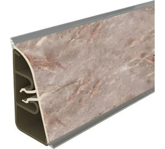 Плинтус для столешницы Thermoplast 850-1291 АР850 Саломея, 37х24х4200 мм (ф-ра 1226/080) 850V.1291F4200.00.00 1