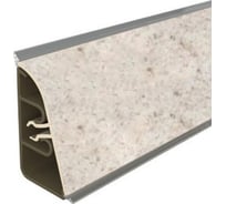 Плинтус для столешницы Thermoplast 850-1334 АР850 Кашемир белый, 37х24х4200 мм (ф-ра 079/1233) 850V.1334F4200.00.00