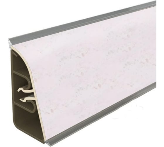 Плинтус для столешницы Thermoplast 850-1405 АР850 Айвори, 37х24х4200 мм (ф-ра 079/1233) 850V.1405F4200.00.00 1
