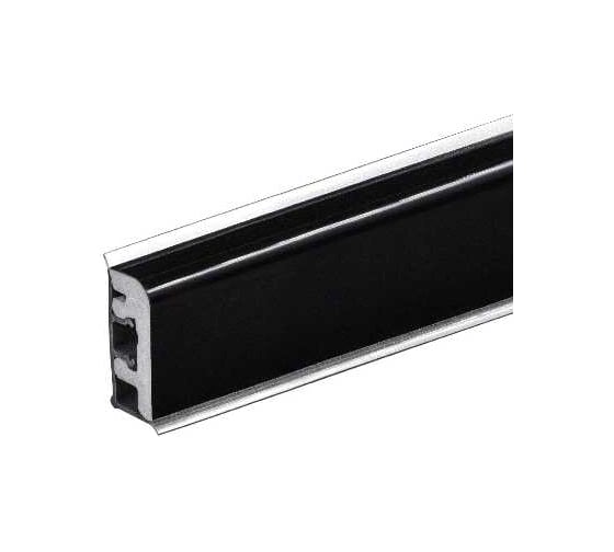 Кухонный плинтус Thermoplast АР630-1905 черный глянец 630В,1905А3000 1