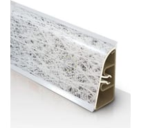 Плинтус для столешницы Thermoplast 850-1410 АР850 Белая метель, 37х24х4200 мм (ф-ра 1240/077) 850V.1410F4200.00.00