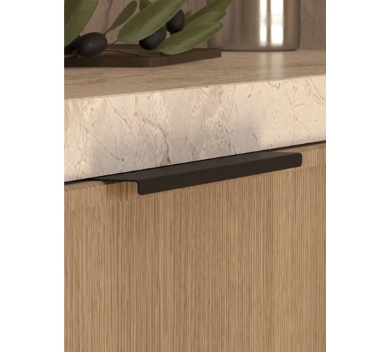 Ручка торцевая ФМС FLAT 96124 черная 60061682