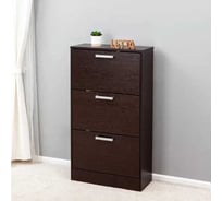 Обувница Letta Ультра вертикальная, 3 секции, венге, 584x1048x244 мм L2971