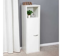 Шкаф-полка Letta Ницца белое тиснение, 320x1000x270 мм L9601