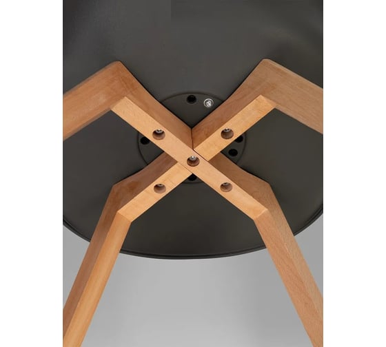 Стул мягкий Leon Group в стиле eames dsw, темно-серый SH1804M-DG1