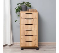 Комод-тумба офисная Letta Praga 6 ящиков дуб крафт золотой 400x860x410 L13202