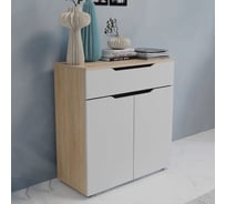 Комод Letta Praga Plus дуб сонома/Белое тиснение 750x810x360 L140010