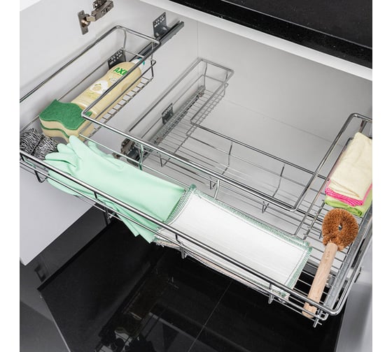Корзина для раковины Mebax 800 (725_475*120) серый жемчуг 00-00002781