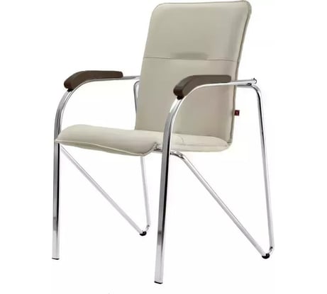 Ступ Фабрикант Самба BOX4 искусственная кожа DO №122 (кремовый), бук (1007), CH 4600811929734