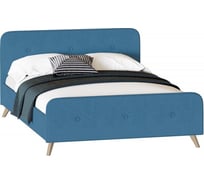 Кровать Мебельград Сиерра 1400 стандарт аура голубой, с ортопедическим основанием, подъемным механизмом и бельевым ящиком 61698_10