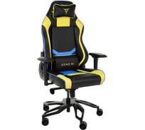 Кресло компьютерное игровое ZONE 51 Cyberpunk YB Yellow-blue Z51-CBP-YB