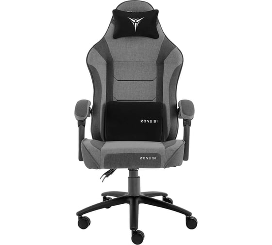 Кресло компьютерное игровое ZONE 51 INVADER X-Weave Z51-VAF-GY