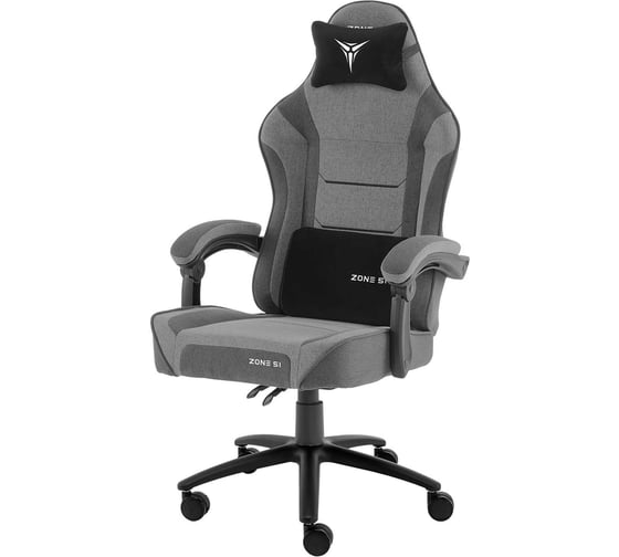 Кресло компьютерное игровое ZONE 51 INVADER X-Weave Z51-VAF-GY