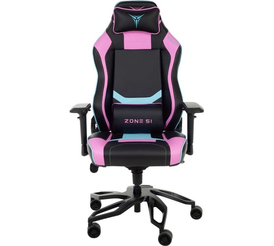 Кресло компьютерное игровое ZONE 51 Cyberpunk CF Cyan-fuchsia Z51-CBP-CF