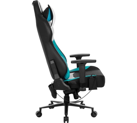 Кресло компьютерное игровое ZONE 51 IMPULSE White-Blue массажное Z51-IMP-WB