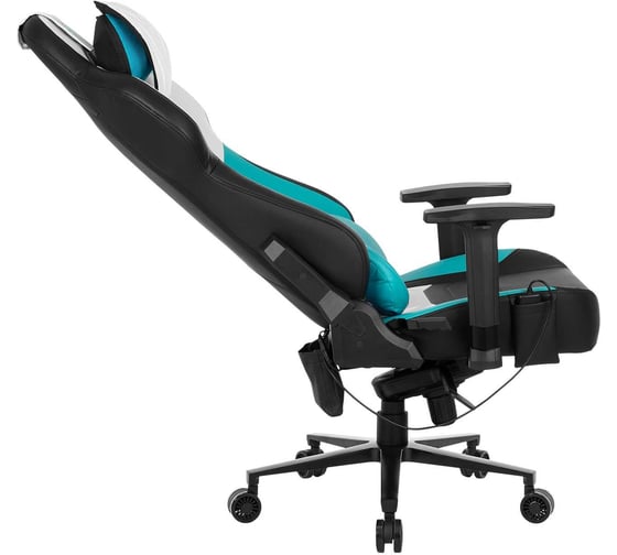 Кресло компьютерное игровое ZONE 51 IMPULSE White-Blue массажное Z51-IMP-WB