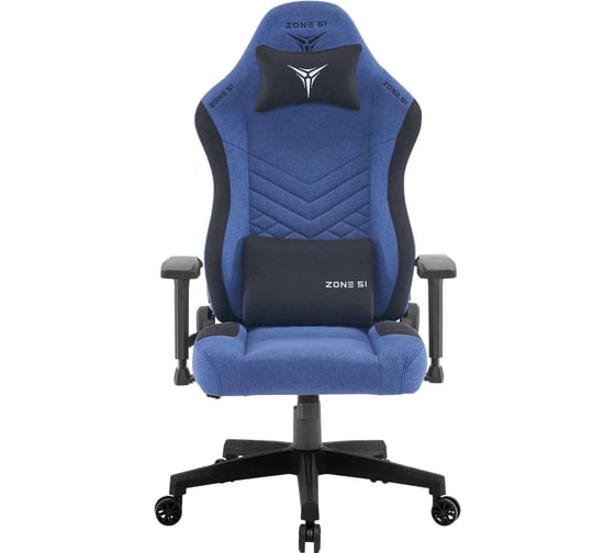 Кресло компьютерное игровое ZONE 51 BASTION Blue Z51-BST-BL