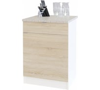 Тумба СОКОЛ белый4/дуб сонома ТК-06.1 ТК061Б4с5