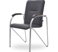 Стул Фабрикант Самба BOX4 Кожа иск., DO, №350 (черный), Орех (1031), CH 4610018464693