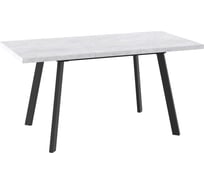 Стол МАМАДОМА Борг-140 Серый сланец/черный 101825