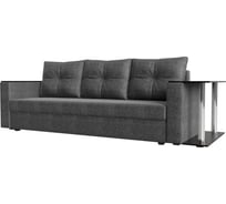 Прямой диван со столом справа Лига диванов атланта лайт 112489R