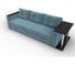 Диван прямой Лига диванов Атланта со столом справа 112471R 6
