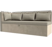 Кухонный диван метро с углом слева Лига диванов 105033L