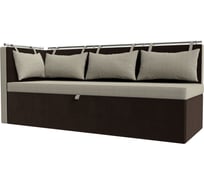 Кухонный диван метро с углом слева Лига диванов 114080L