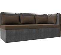 Кухонный диван метро с углом справа Лига диванов 105038