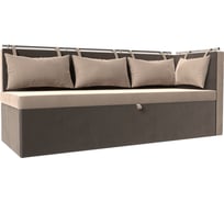 Кухонный диван метро с углом справа Лига диванов 105027