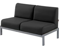 Диван Фабрикант Кожа иск., PV, 1 (черный), AL Сандра 2х-местный 4610097305917