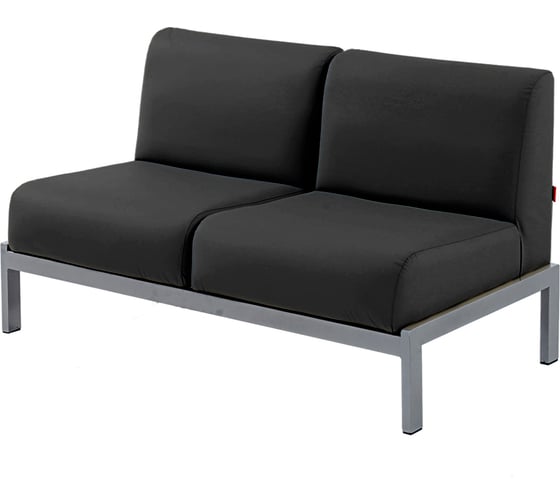 Диван Фабрикант Кожа иск., PV, 1 (черный), AL Сандра 2х-местный 4610097305917 1