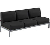 Диван Фабрикант Кожа иск., PV, 1 (черный), AL Сандра 3х-местный 4610097305900