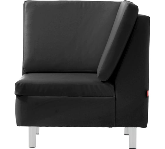 Угловой сектор Фабрикант  Кожа иск., ECO, №16Н (чёрный), AL Том 4600812041398