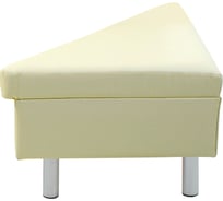 Пуфик Фабрикант Кожа иск., ECO, №11Н(бежевый), AL Том 4600812041374