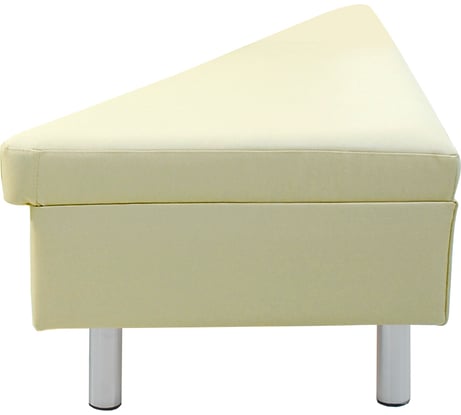 Пуфик Фабрикант Кожа иск., ECO, №11Н(бежевый), AL Том 4600812041374
