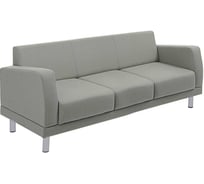 Диван Фабрикант ткань, Крафт, 16(св.серый), AL Милан 3х-местный 4610097309229