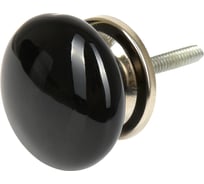 Ручка керамическая для мебели BlumenHaus BLUMEN HAUS Классика, цвет черный /300/6 66193
