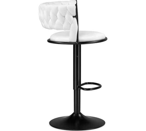 Барный стул Woodville Lotus white / black 15682