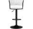 Барный стул Woodville Lotus white / black 15682 3