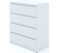 Комод ФЕЛИКС Мальт 4 ящика 80x48x100 Белый ПК-ОБИ-КД80Х48Я4-В1-76