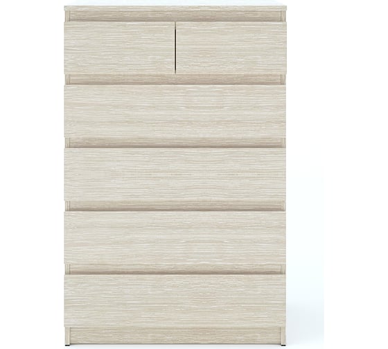 Комод ФЕЛИКС Мальт 6 ящиков 80x48x123 Дуб альпийский ПК-ОБИ-КД80Х48Я6-В1-30