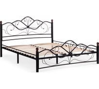 Кровать Woodville Виктори 2 160x200 черная 402992