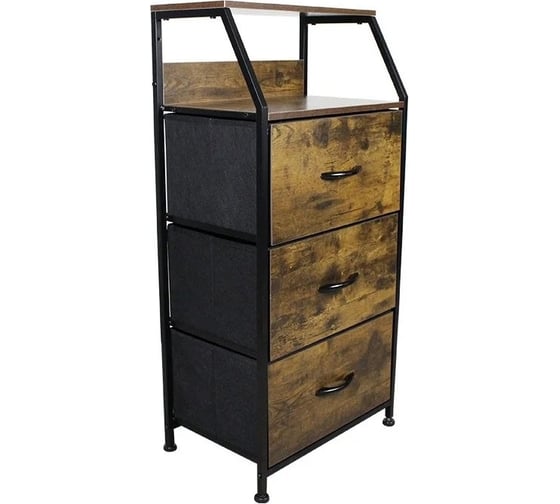 Комод макси ESTARES COMMOD WOOD-I 3F-3D-BROWN-440x290x860 УУ000004392 1
