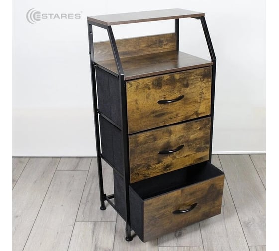 Комод макси ESTARES COMMOD WOOD-I 3F-3D-BROWN-440x290x860 УУ000004392