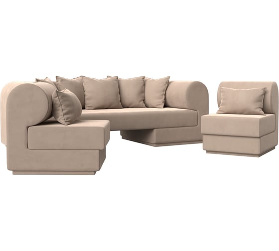 Набор Лига диванов кипр-3 (диван, 2 кресла) 116519 1