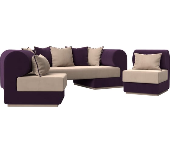 Набор Лига диванов кипр-3 (диван, 2 кресла) 116525 1